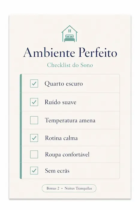 Checklist do Ambiente Perfeito para o Sono